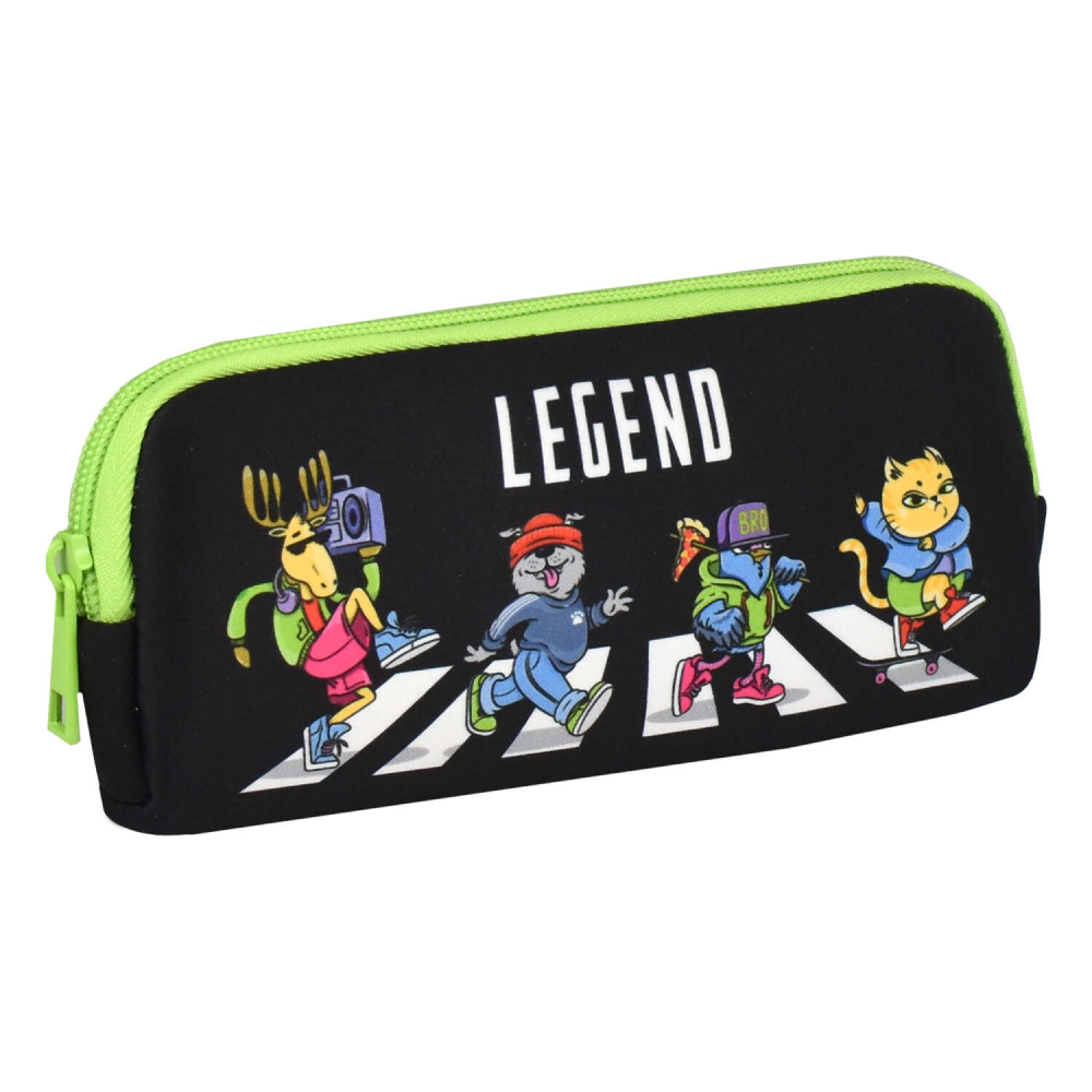 Пенал "Легенда" 1 отделение, разноцветный