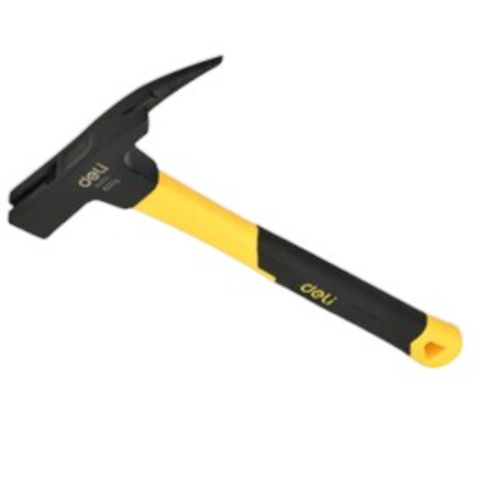 Молоток кровельшика Deli YS EDL5060, 0,6 кг, с магнитной прорезью, фиберглас. рукоятка