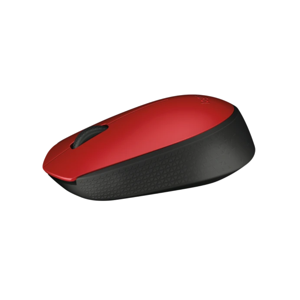 Мышь Logitech "Mouse M171", беспроводная, 1000 dpi, 3 кнопки, красный - 3
