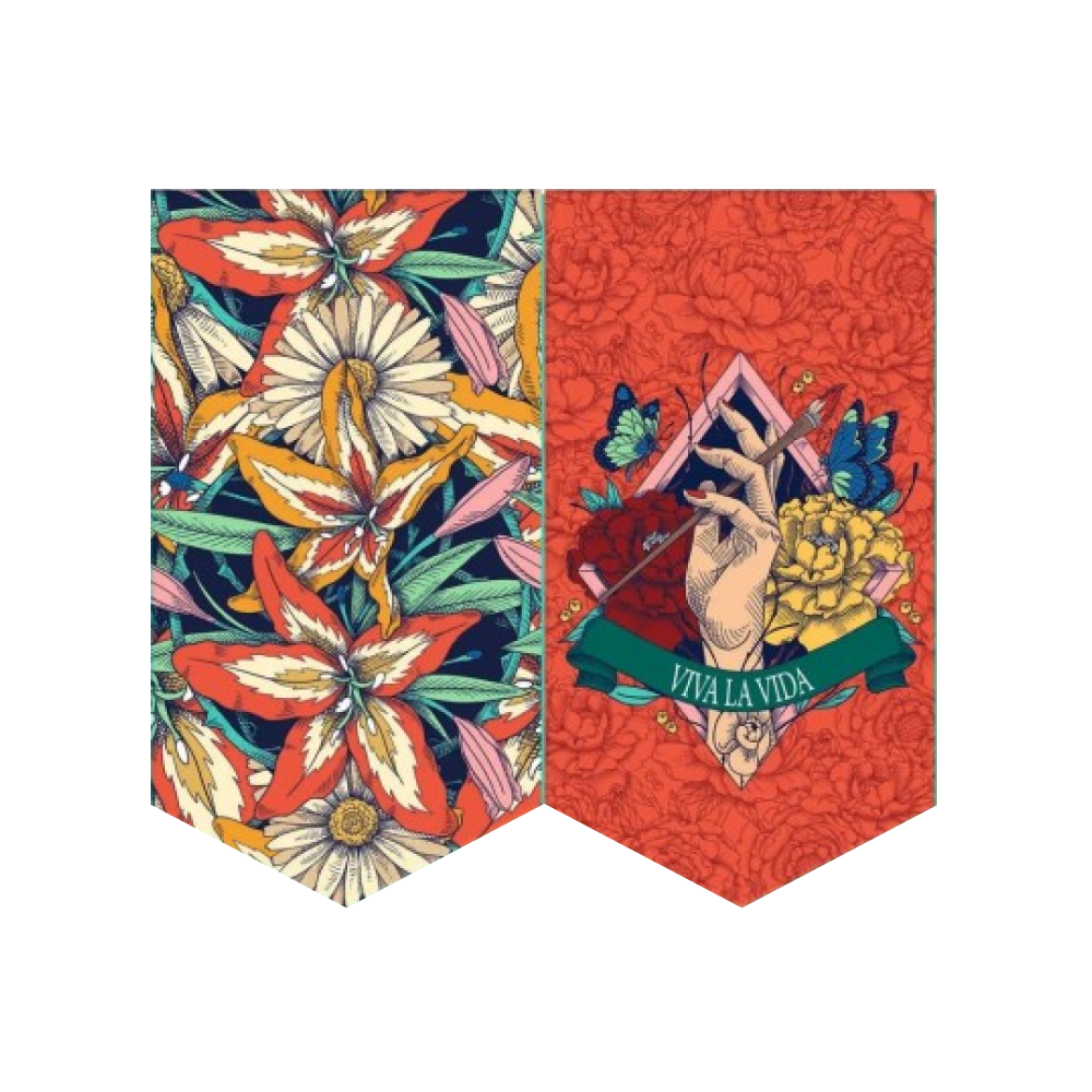 Закладка для книг "Frida Kahlo", 7,5x4 мм, магнитные, 2 штуки