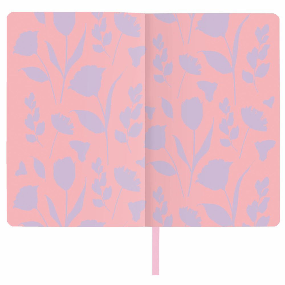 Ежедневник недатированный "Blossom", А5, 136 страниц, розовый - 5