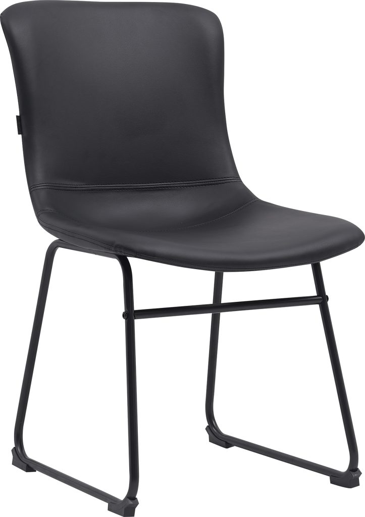 Кресло д/посетителей EVERPROF Expo CF экокожа, черный 