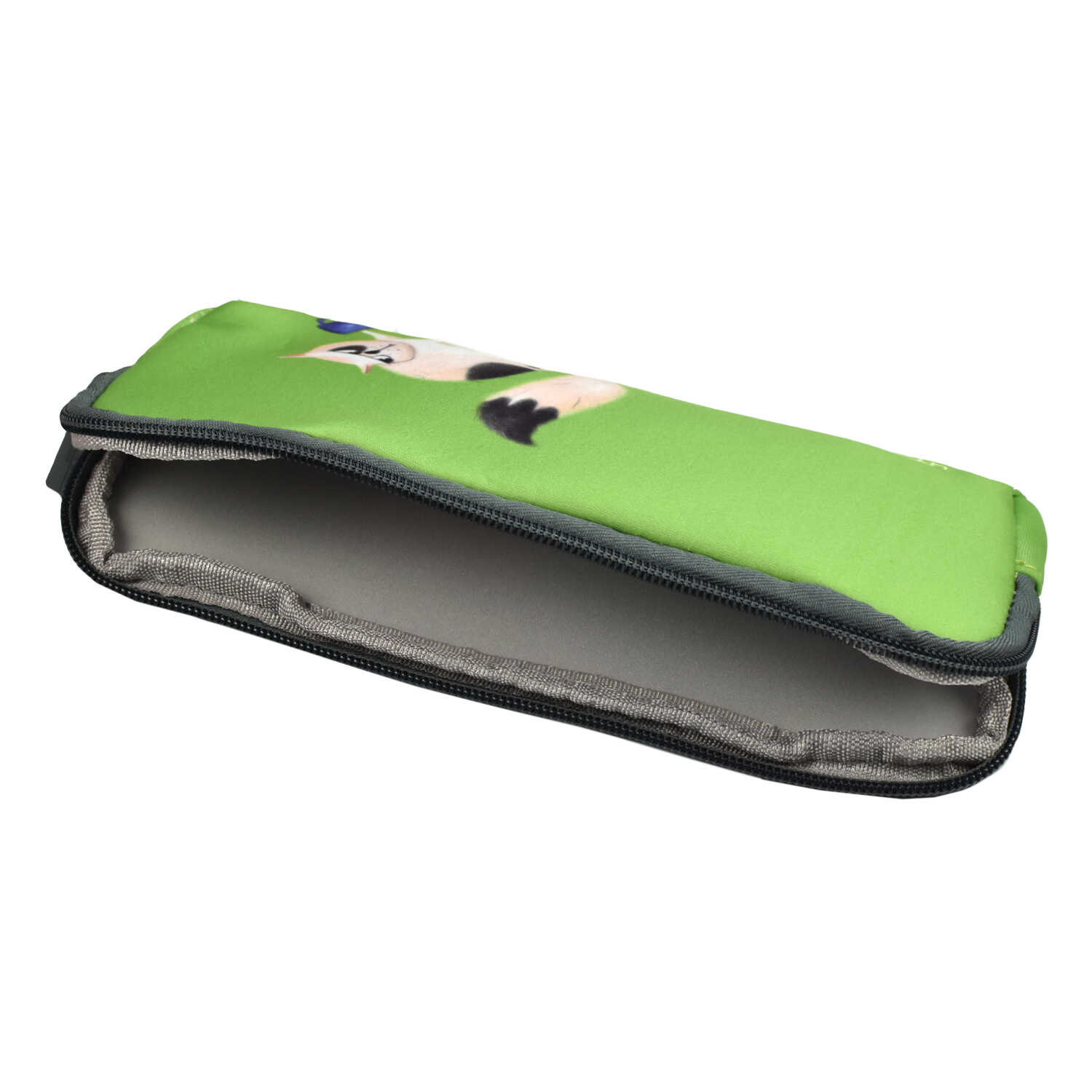 Пенал "Озорные котики 1 отделение, зеленый - 3