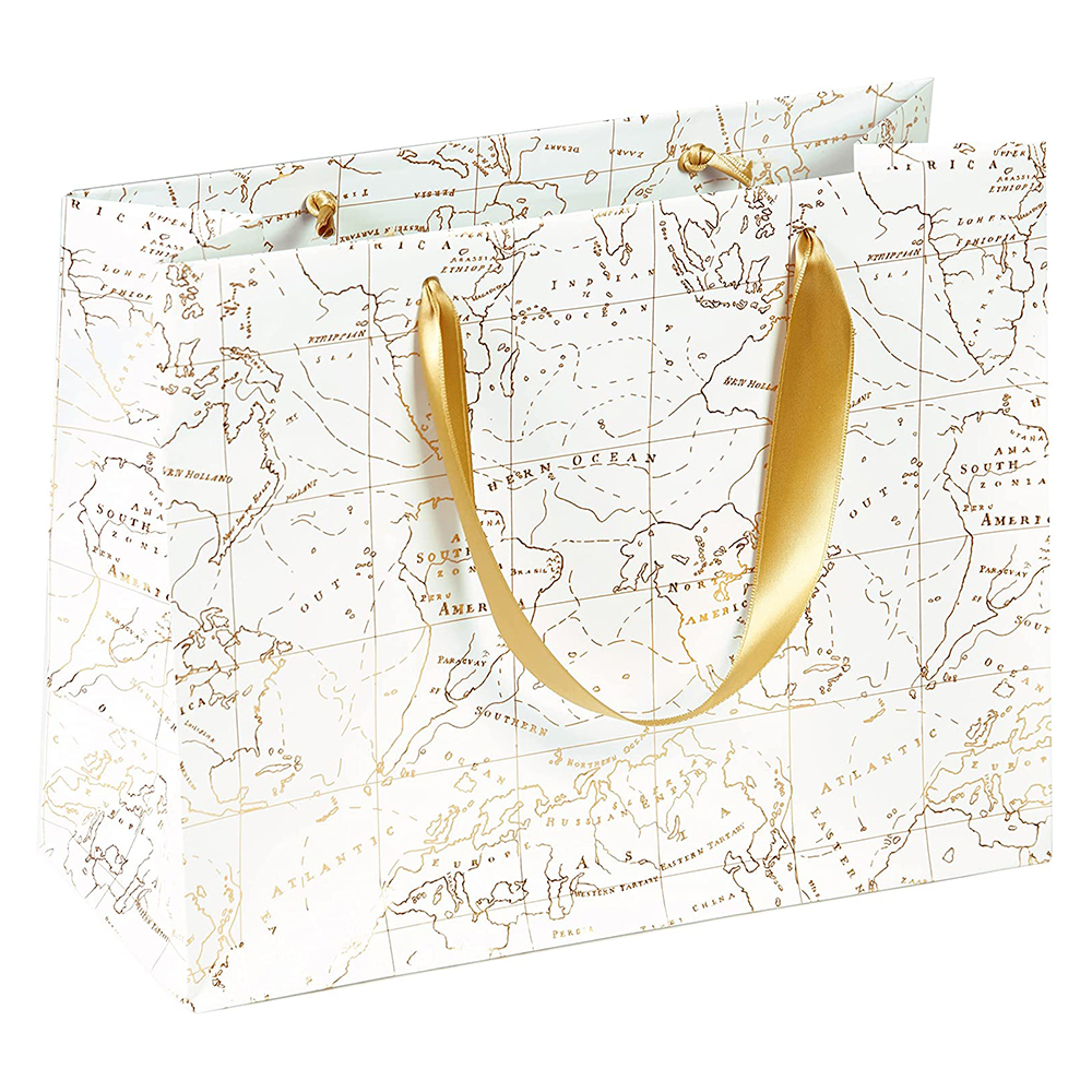 Пакет бумажный подарочный "Premium. Travel", 32x13x24.5 см