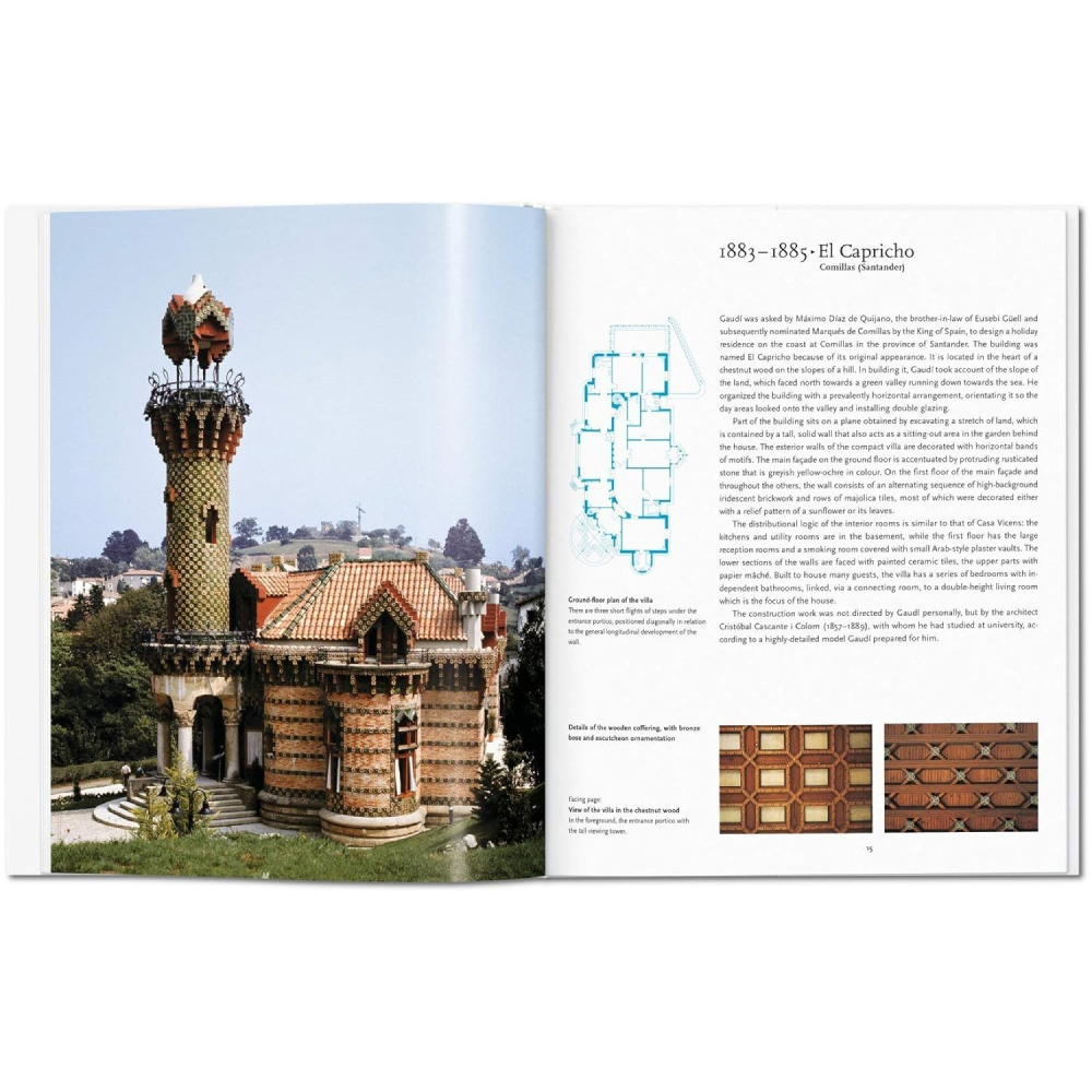 Книга на английском языке "Basic Art. Gaudi" 