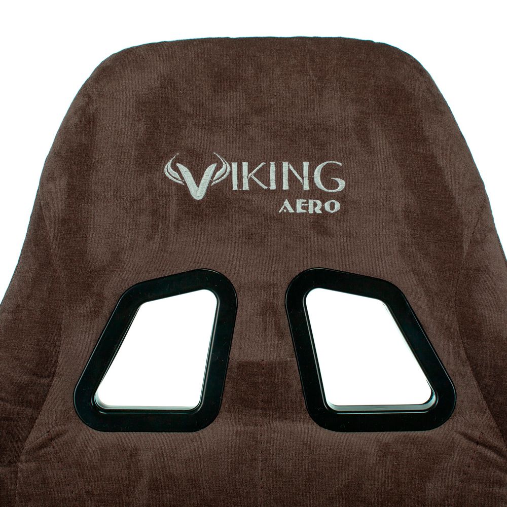 Кресло игровое Бюрократ VIKING KNIGHT Light-10, ткань, металл, темно-коричневый  - 8