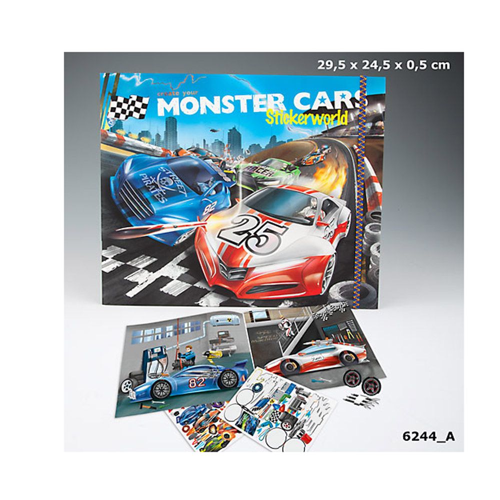 Раскраска "Monster Cars"