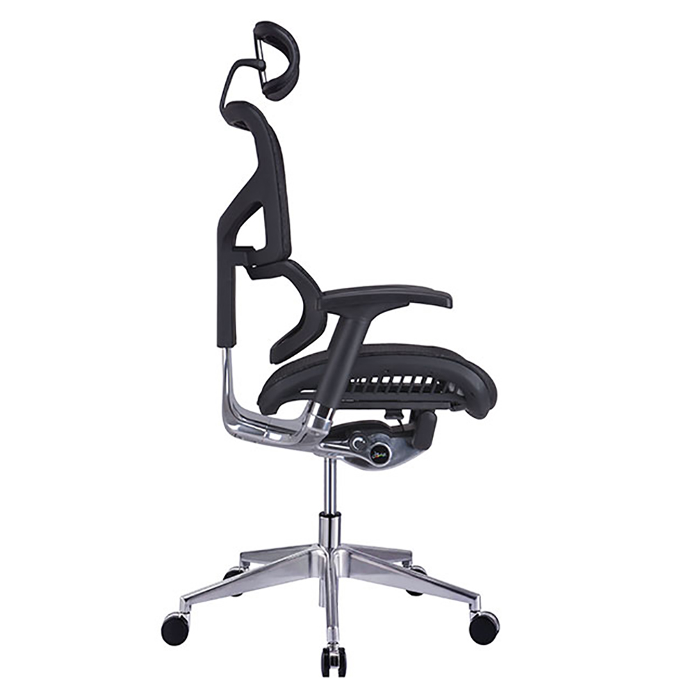 Кресло для руководителя "Ergostyle Sail Aluminium", черный - 3