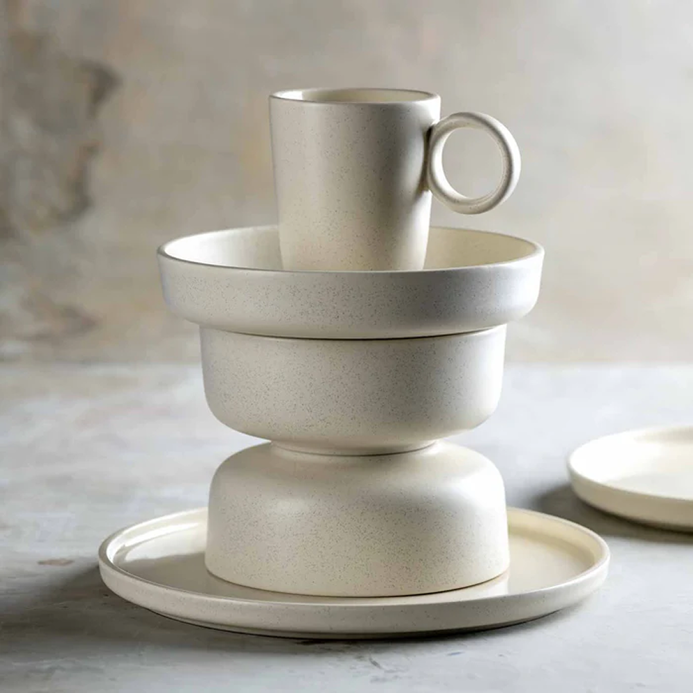 Чаша керамическая "ROMA", 16 см, кремовый - 6