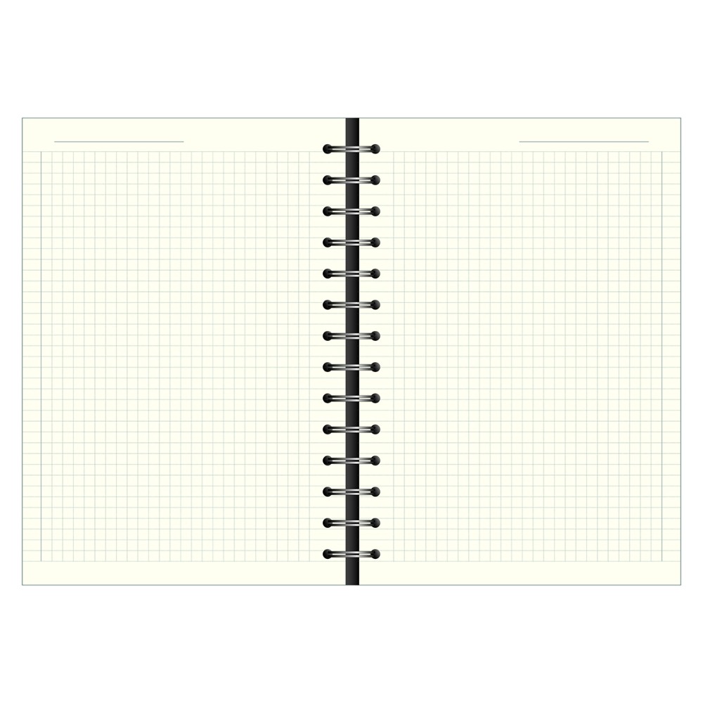 Блокнот "Cozy", А5, 96 листов, в клетку, черный