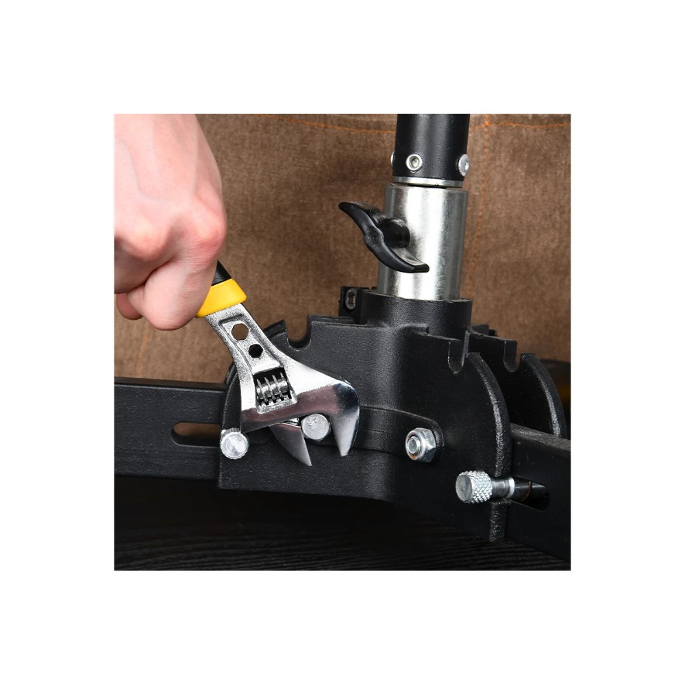 Ключ разводной Deli YS EDL30106, 150 мм, раскрытие губок 22 мм - 5