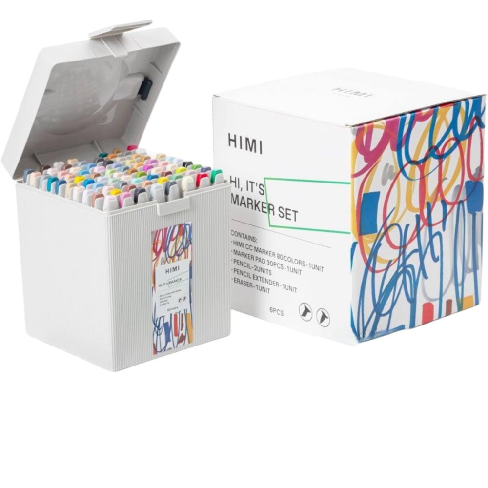 Набор маркеров художественных "Himi", 48 штук