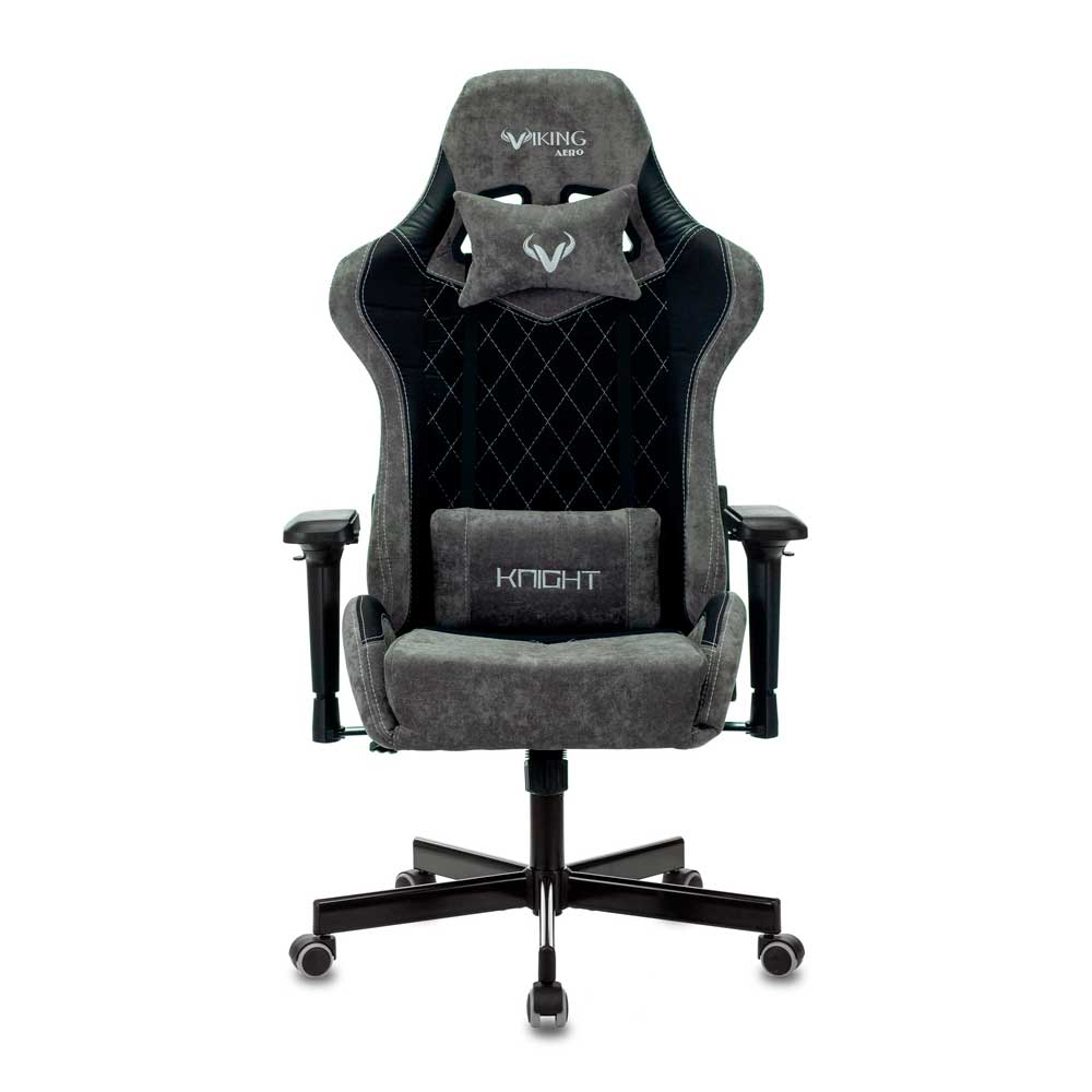 Кресло игровое Бюрократ "VIKING 7 KNIGHT", металл, ткань, черный