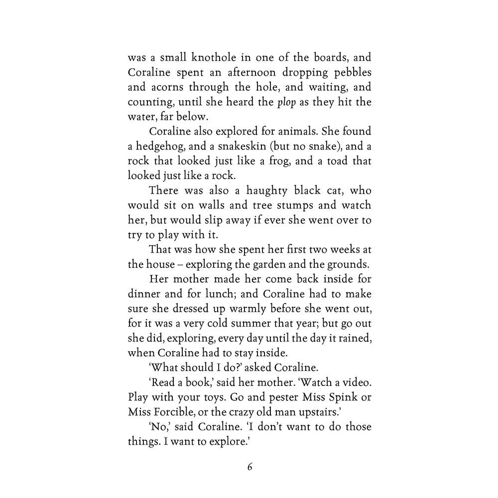 Книга на английском языке "Coraline", Neil Gaiman, Chris Riddell - 6