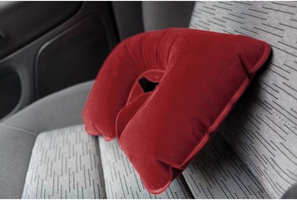 Подголовник для путешествий, красный