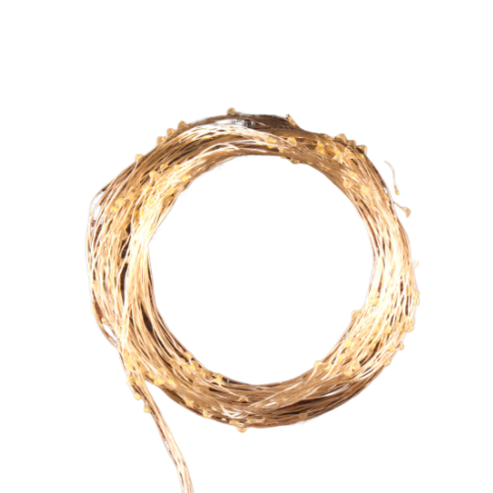 Гирлянда электрическая LED "Занавес. Роса", тепло-белый