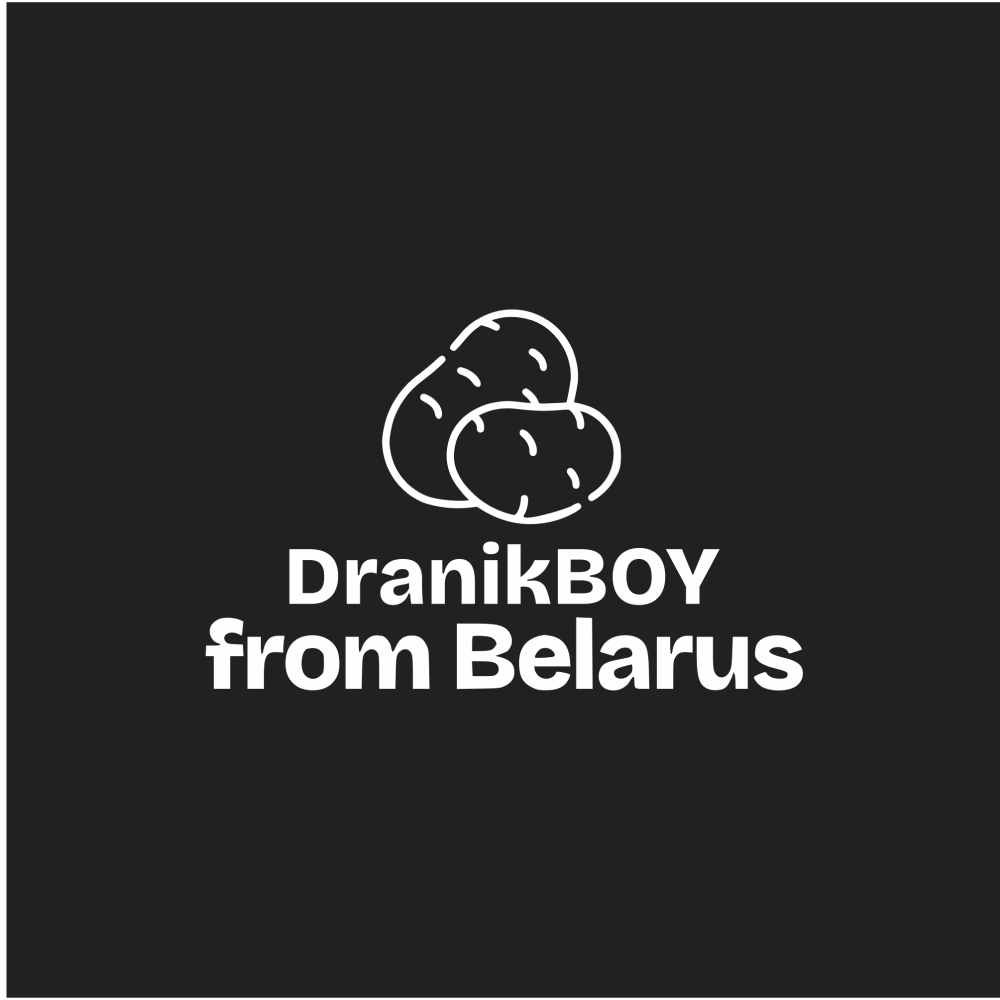 Сумка для покупок "DranikBOY from Belarus", хлопок, черный