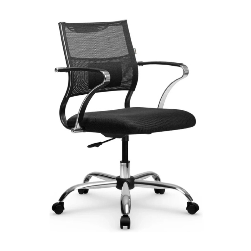 Кресло компьютерное ErgoLife Sit Air M4-290K, ткань,сетка, черный