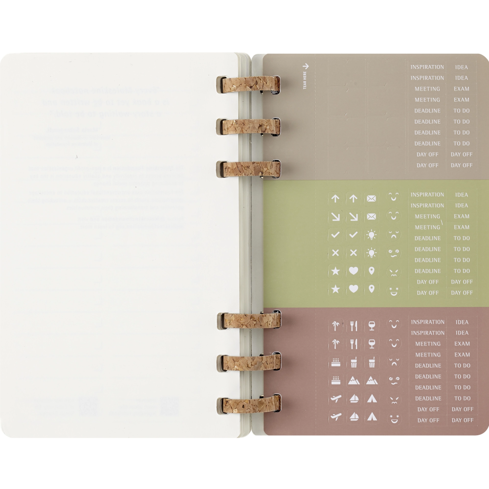 Еженедельник датированный "Spiral large", 130х210 мм, 200 страниц, сиреневый, 2026 - 10