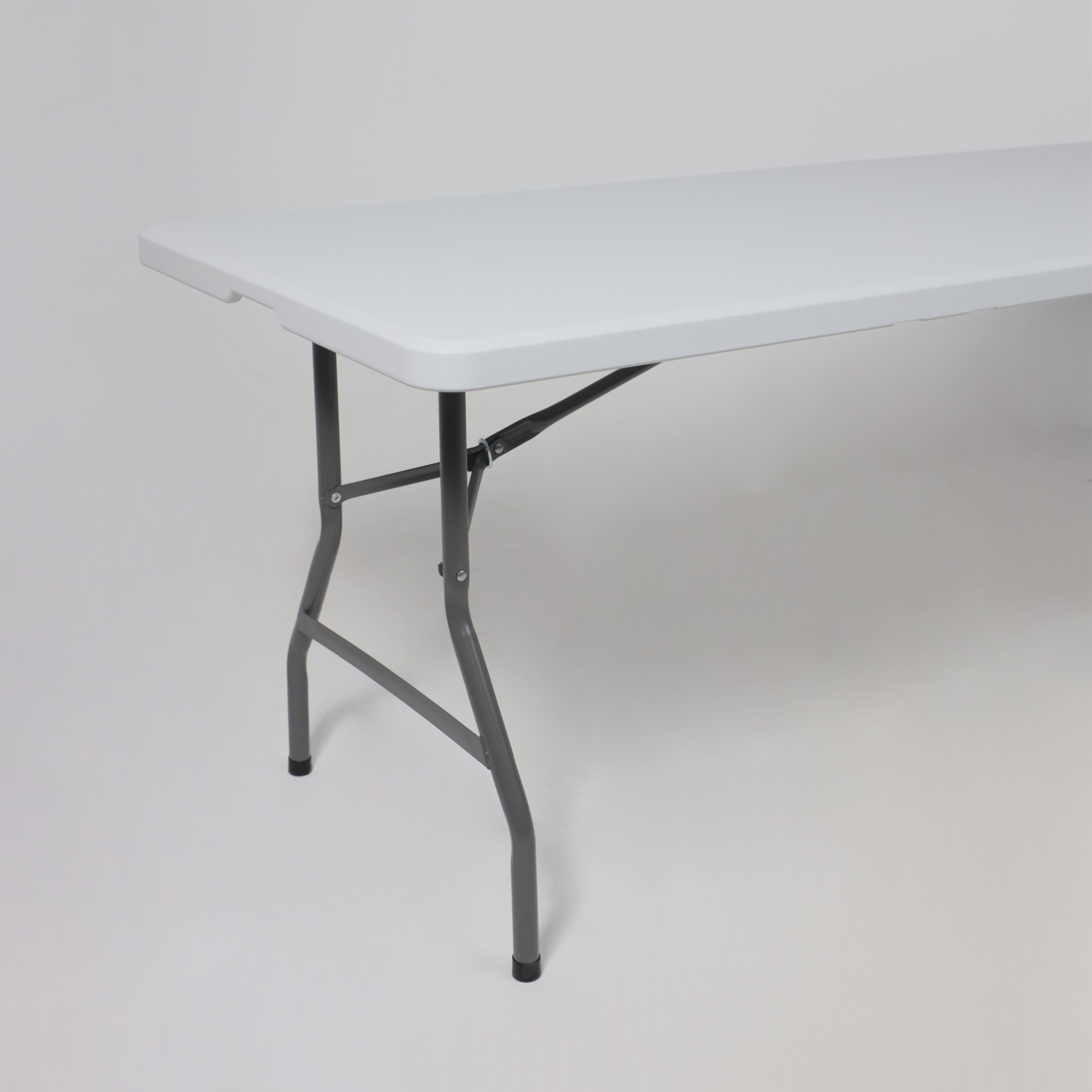 Стол складной Table AKS тип 1, 2400х760х740 мм, пластик, белый - 4