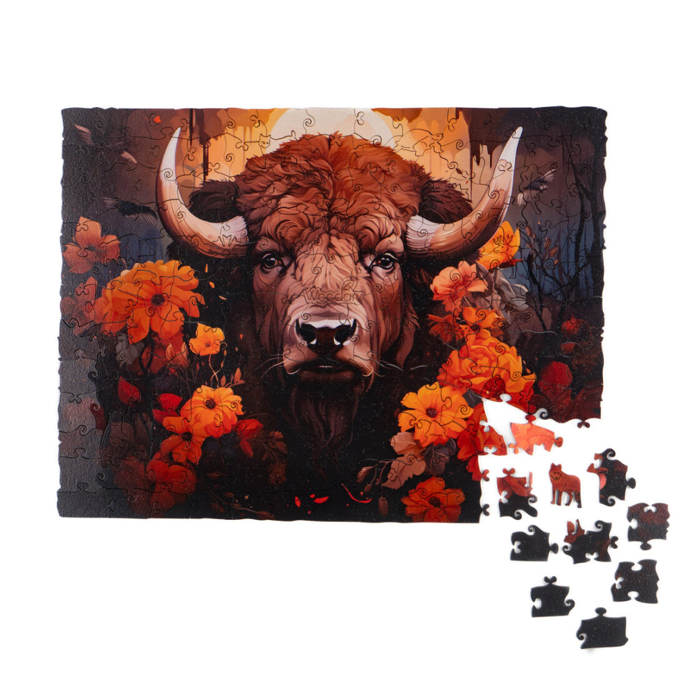 Пазл деревянный "Bison"