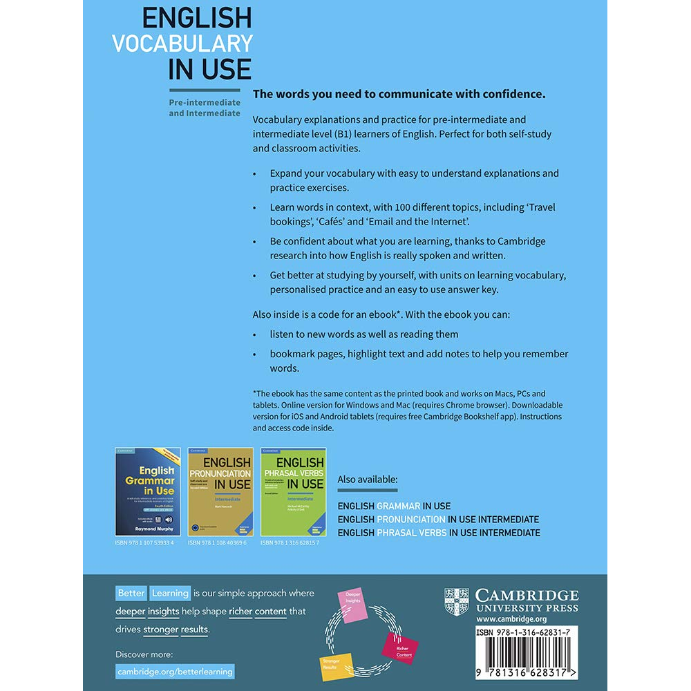 Книга "English Vocabulary in Use. Pre-intermediate and Intermediate. Book with Answers and Enhanced eBook", Redman Stuart