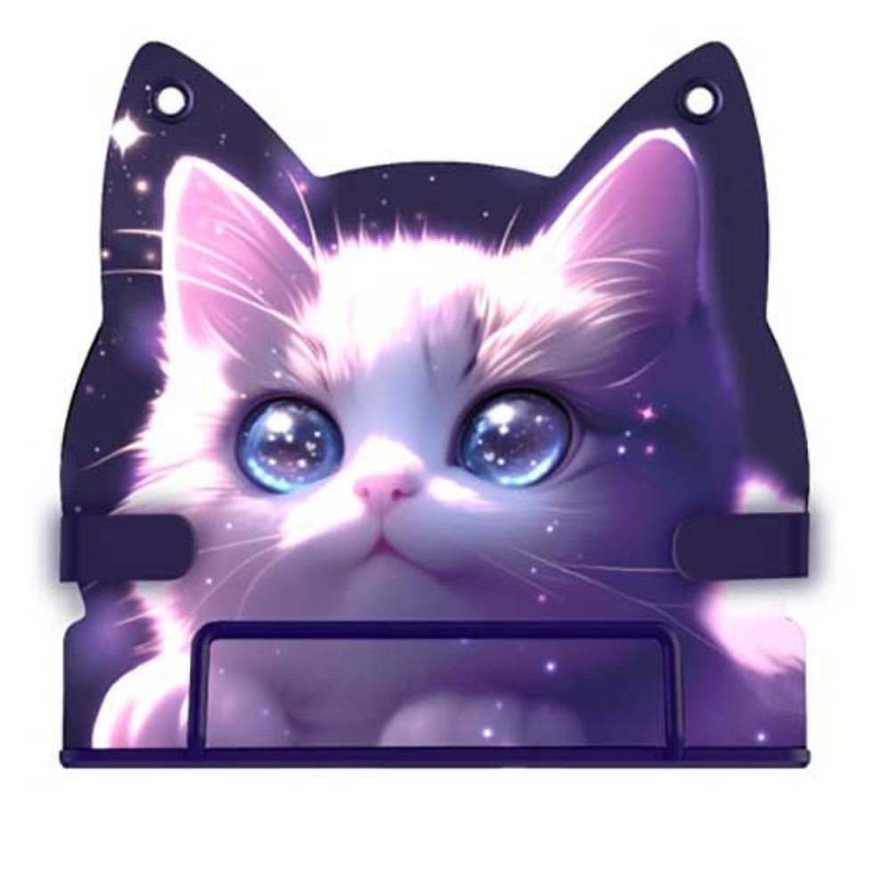 Подставка для книг "Love cat", фиолетовый