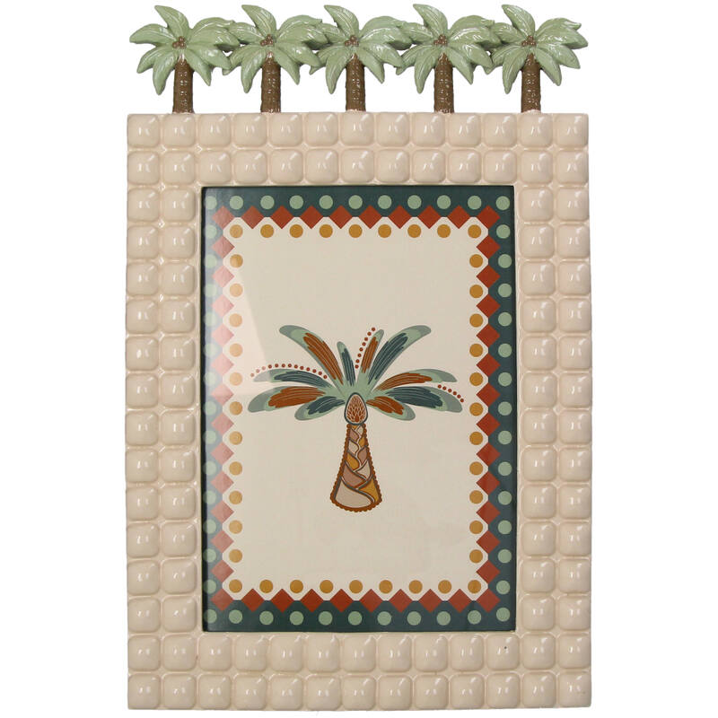 Фоторамка "Пальма", 13x18 см, бежевый