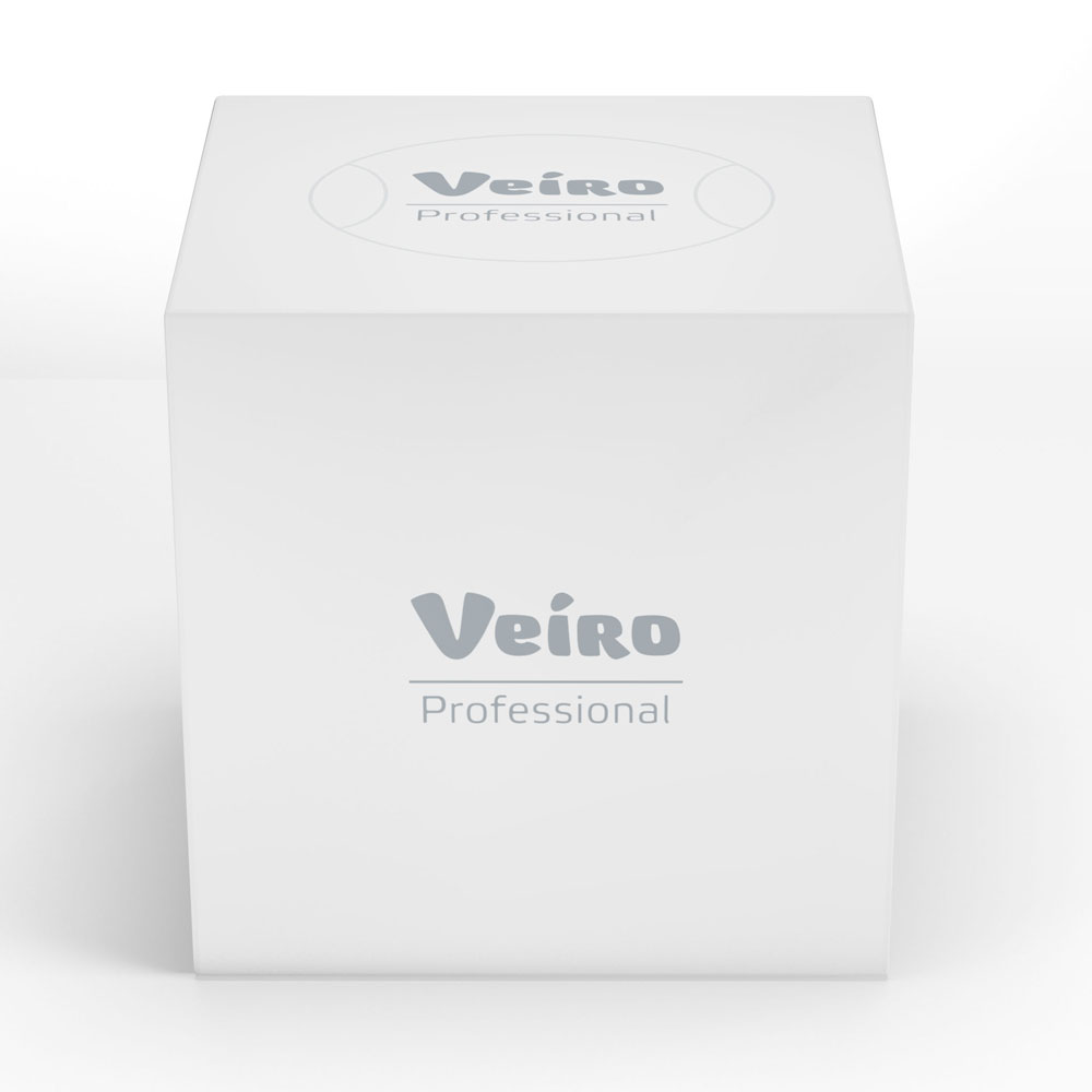 Салфетки косметические "Veiro Professional Premium", 80 шт./упак, 20x20 см, белый