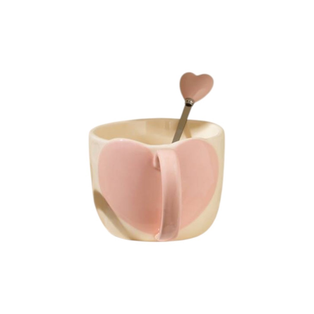 Кружка керамическая "Memories unlocked", 350 мл., розовый