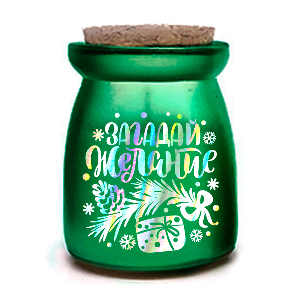 Свеча декоративная ароматизированная "Голография яркая", ассорти - 5