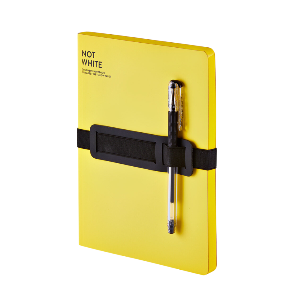 Блокнот "Not White", А5, 88 листов, желтый