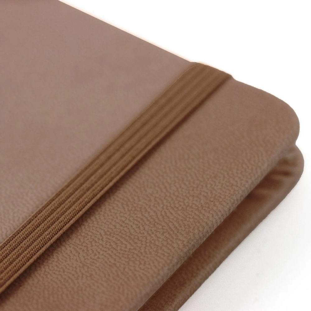 Планинг надатированный "Joy Book. Крем-брюле", искусственная кожа, на резинке, коричневый - 3