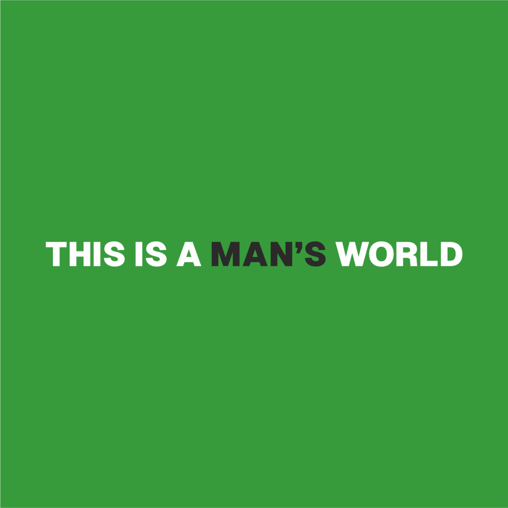Термос "This is a man’s world", 500 мл, зеленый