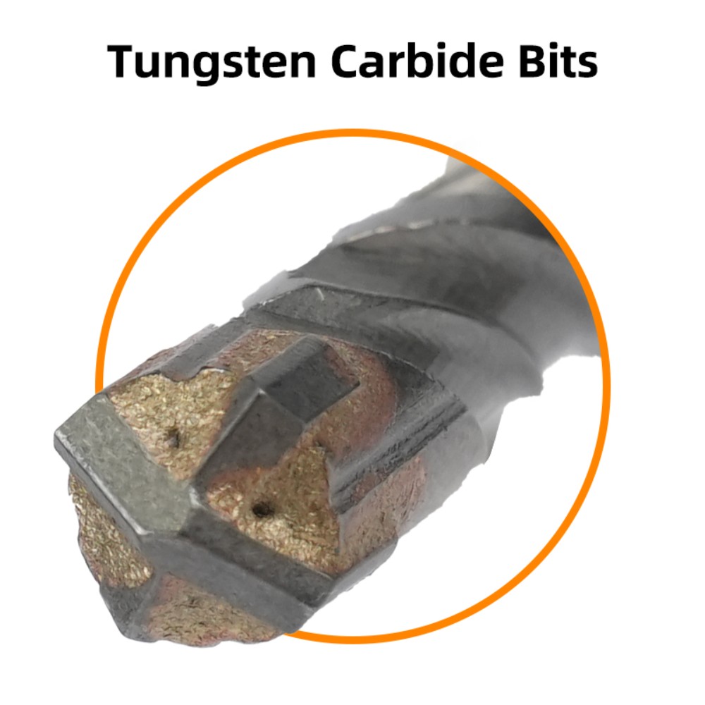 Бур по бетону Deli YS EDH-YCZ11006-E1, 6x110 мм, X-Tip, SDS-PLUS - 9