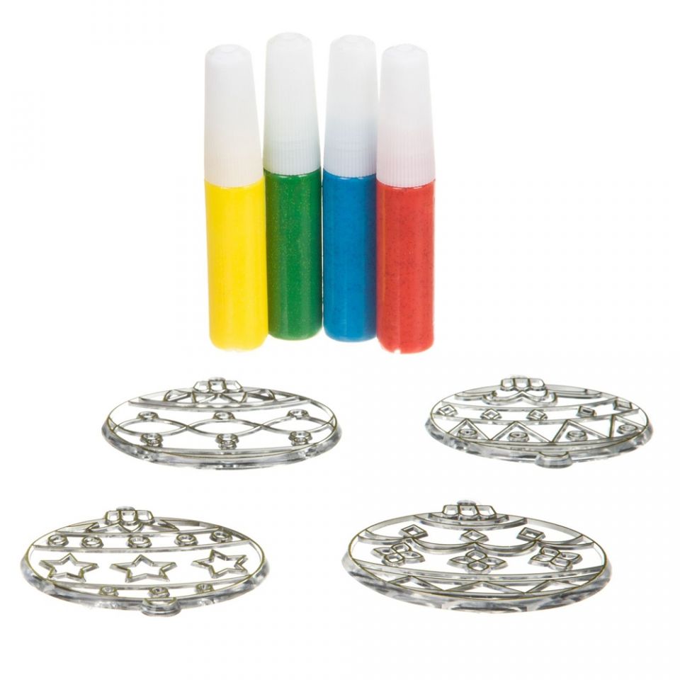 Набор для творчества "Витраж: Шары", 4 шт - 2