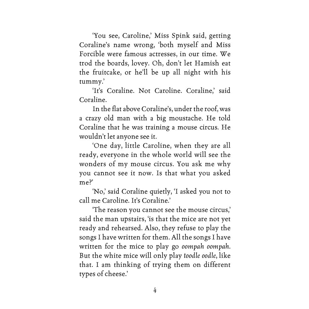 Книга на английском языке "Coraline", Neil Gaiman, Chris Riddell - 4