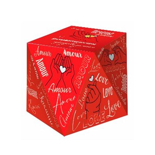 Печенье "Предсказание романтическое" в коробке, 6 г, 2 шт, красный