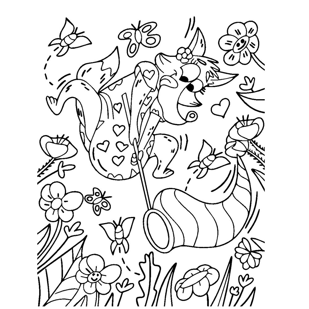 Раскраска "Ожидается ЛИСоПАД! Раскраска для творческих хитрюшек", Шпилёва Ю.Н. - 3