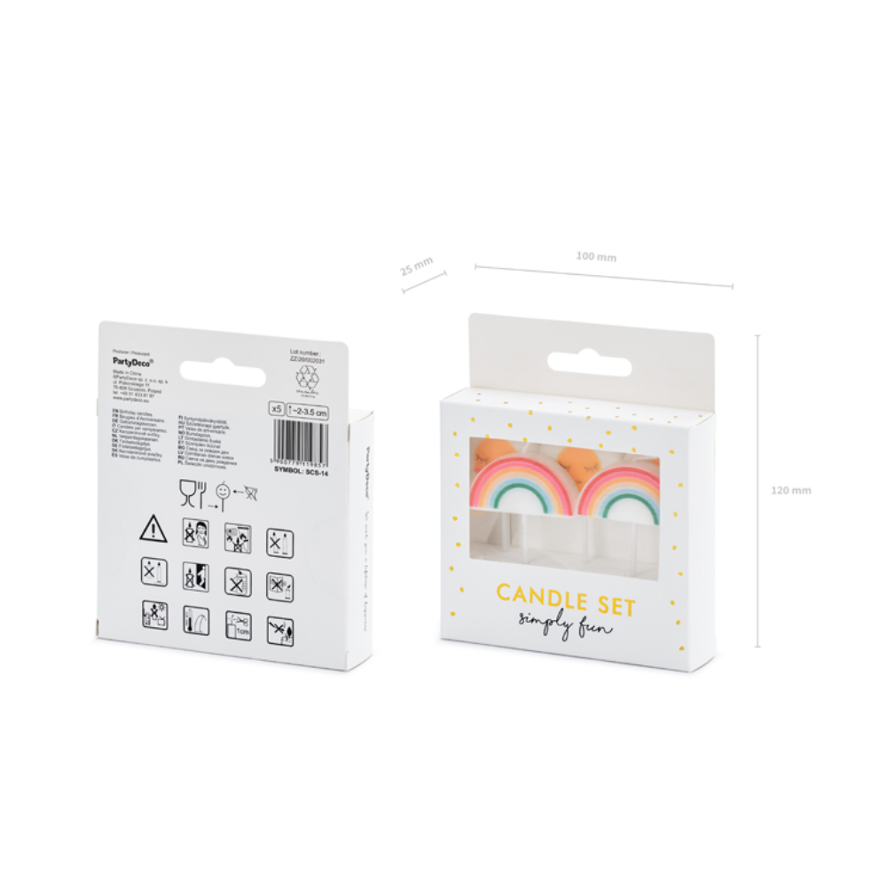 Набор свечей для торта "Daisy", 13 шт/упак - 3