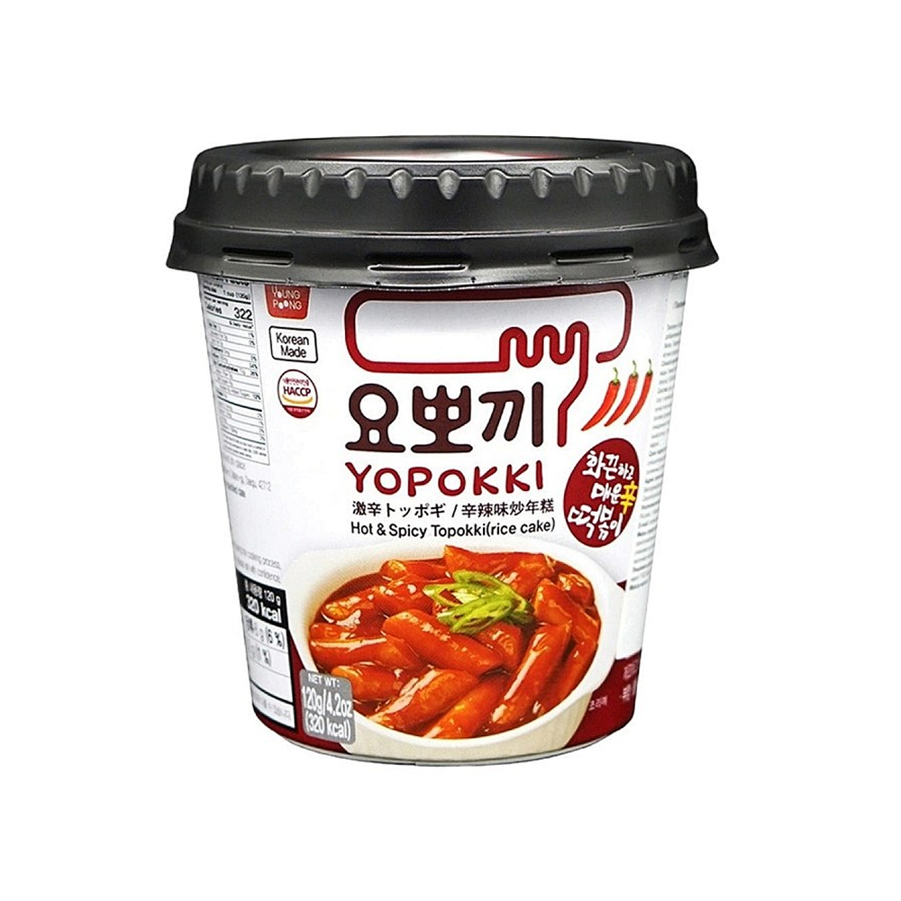 Палочки рисовые "Yopokki. Hot&Spicy", остро-пряный, 120 гр.