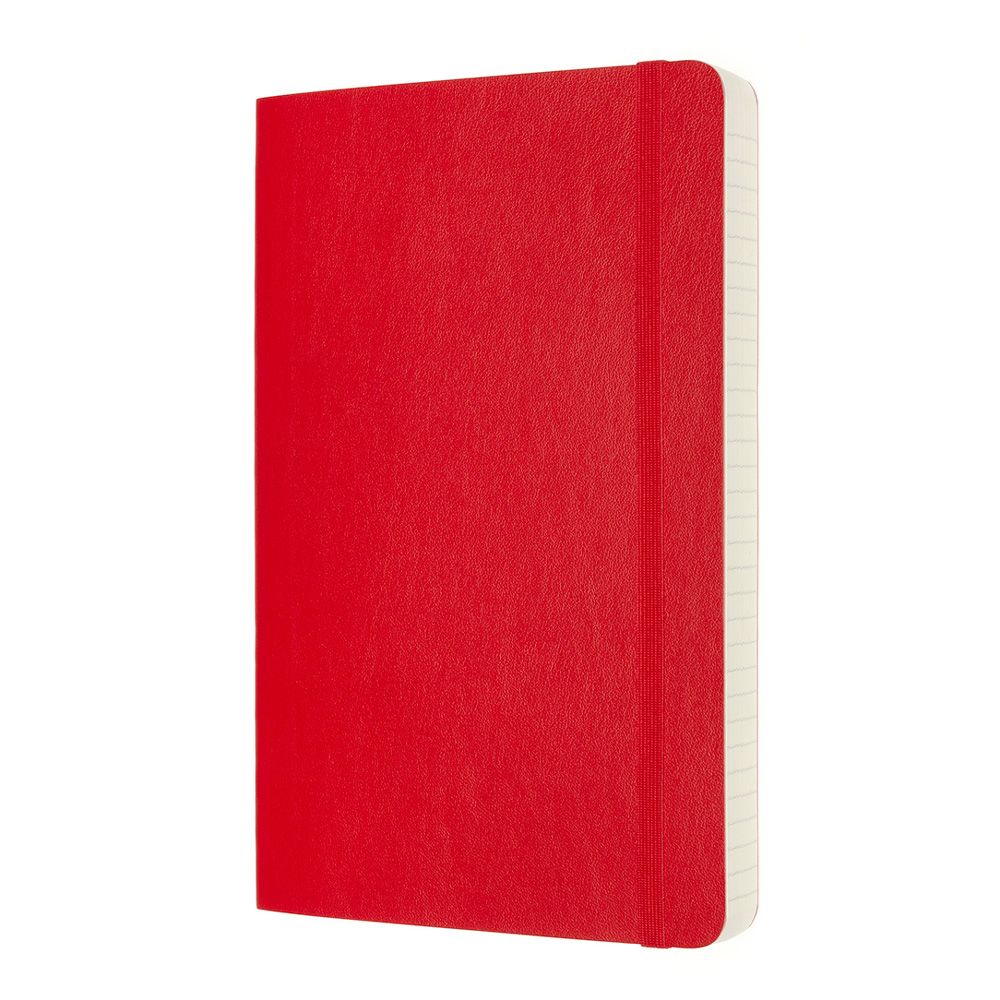 Блокнот "Classic Soft Expended Large", А5, 200 листов, линейка, красный - 2