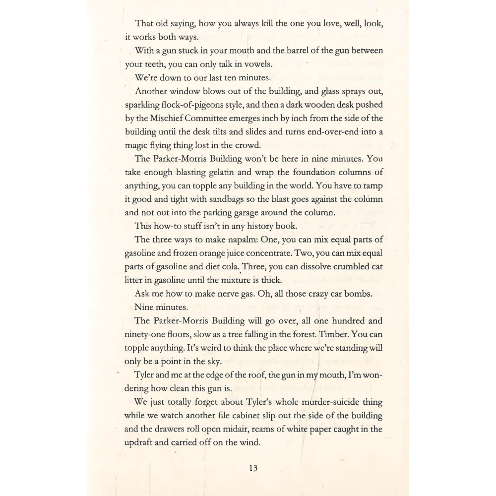 Книга на английском языке "Fight Club", Chuck Palahniuk - 3