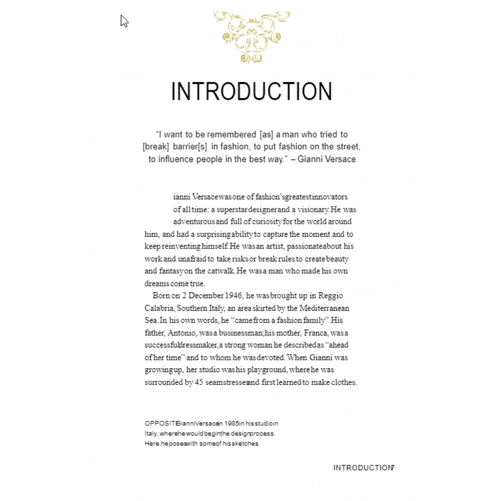 Книга на английском языке "Little book of Versace", Graves L. - 8