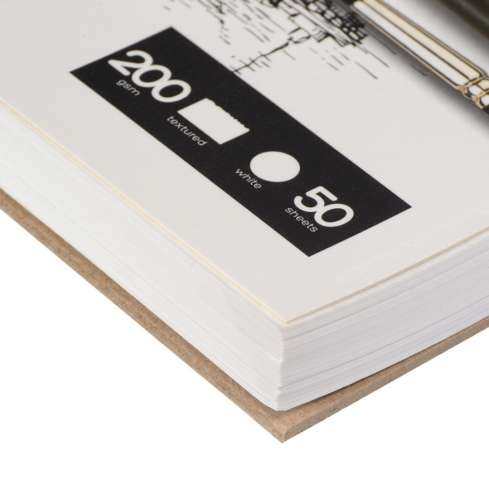 Скетчбук "Sketch&Art", 18х15.5 см, 200 г/м2, 50 листов, на спирали  - 4