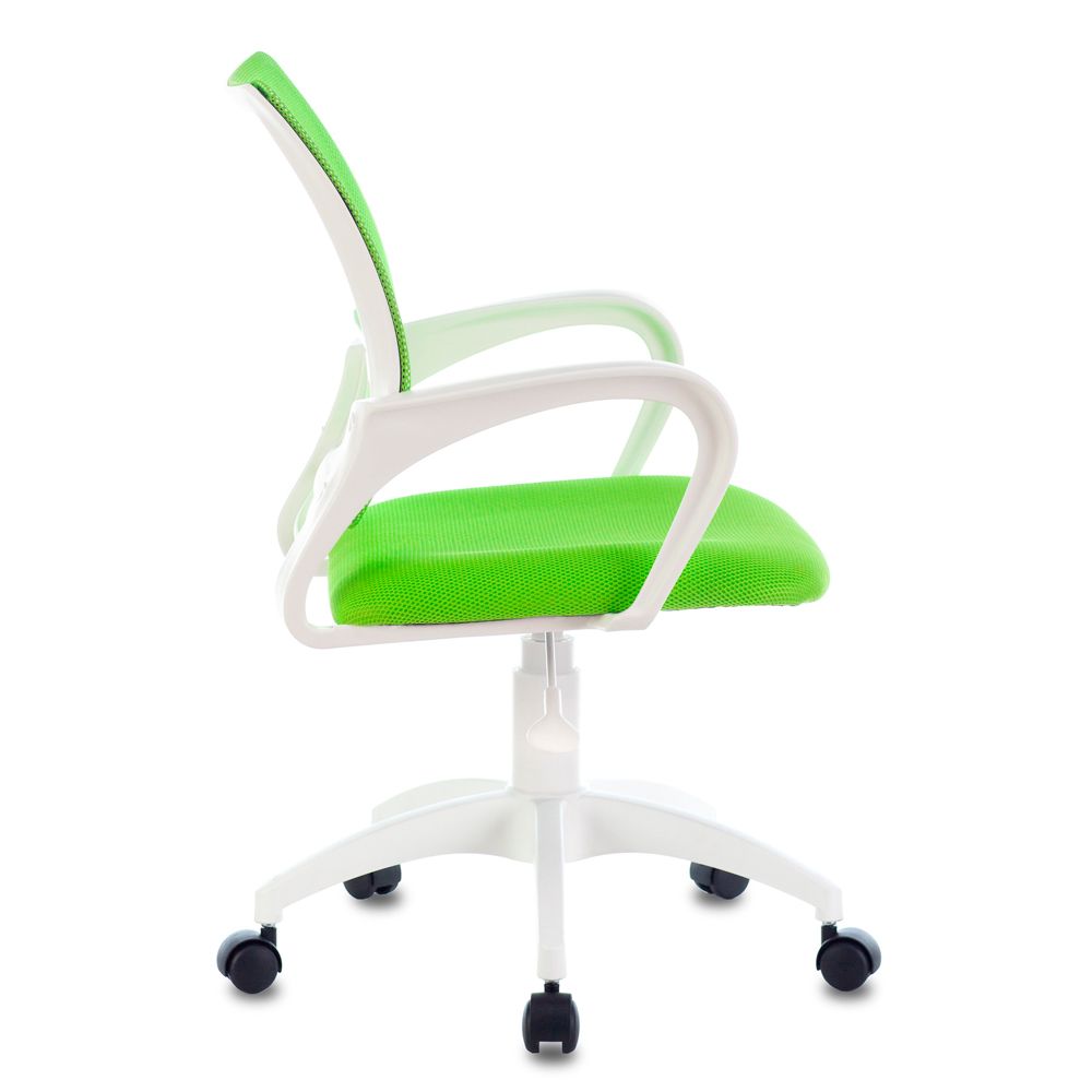 Кресло Бюрократ "CH-W695NLT", сетка, ткань, пластик, салатовый - 3