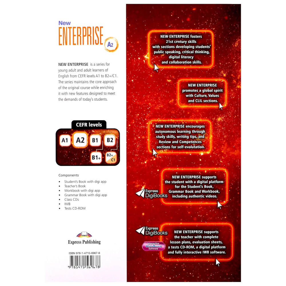 Книга "New Enterprise. A2. Student's Book with DigiBooks App", Jenny Dooley