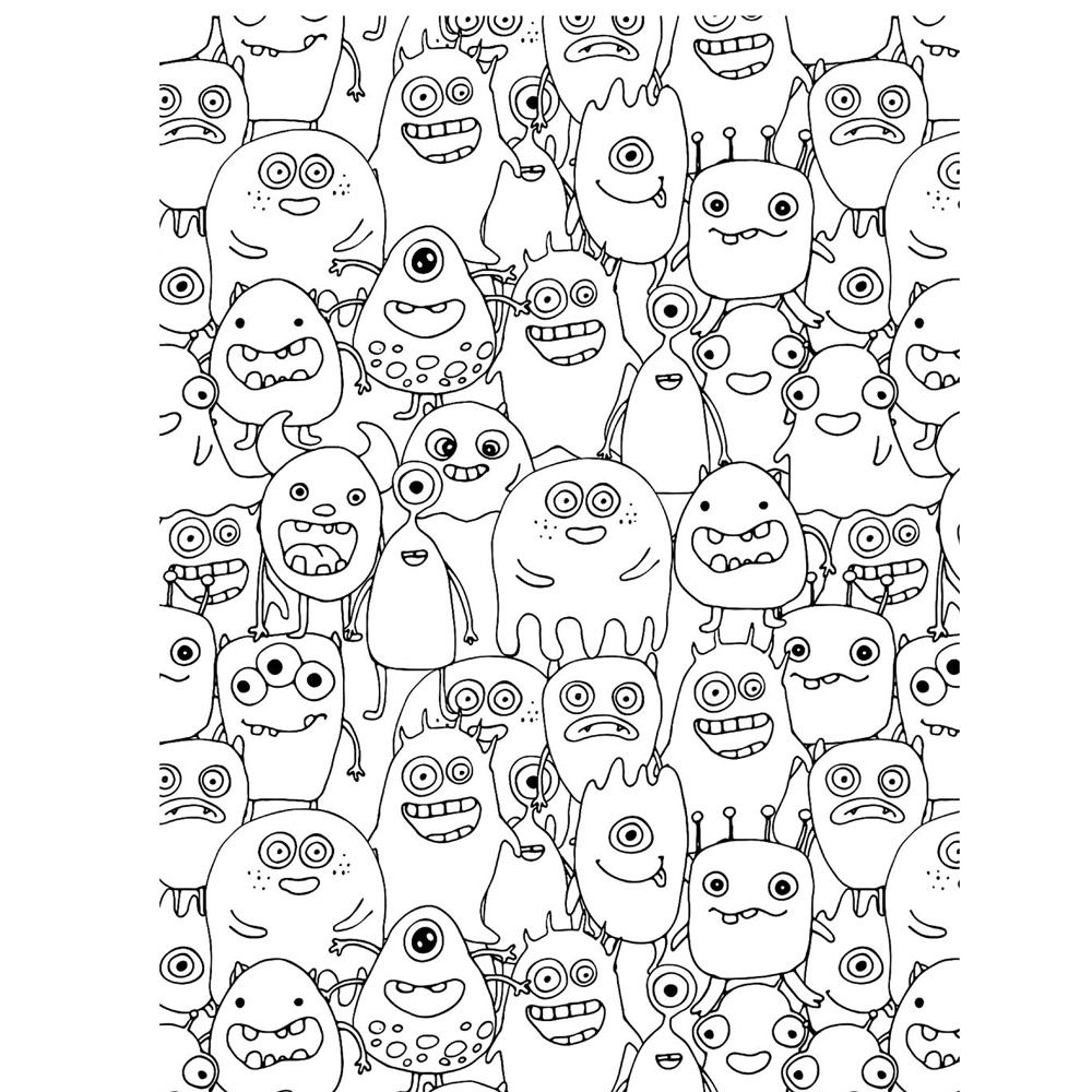 Раскраска-антистресс "Наташа, вставай! Пора картинки раскрашивать!" - 4