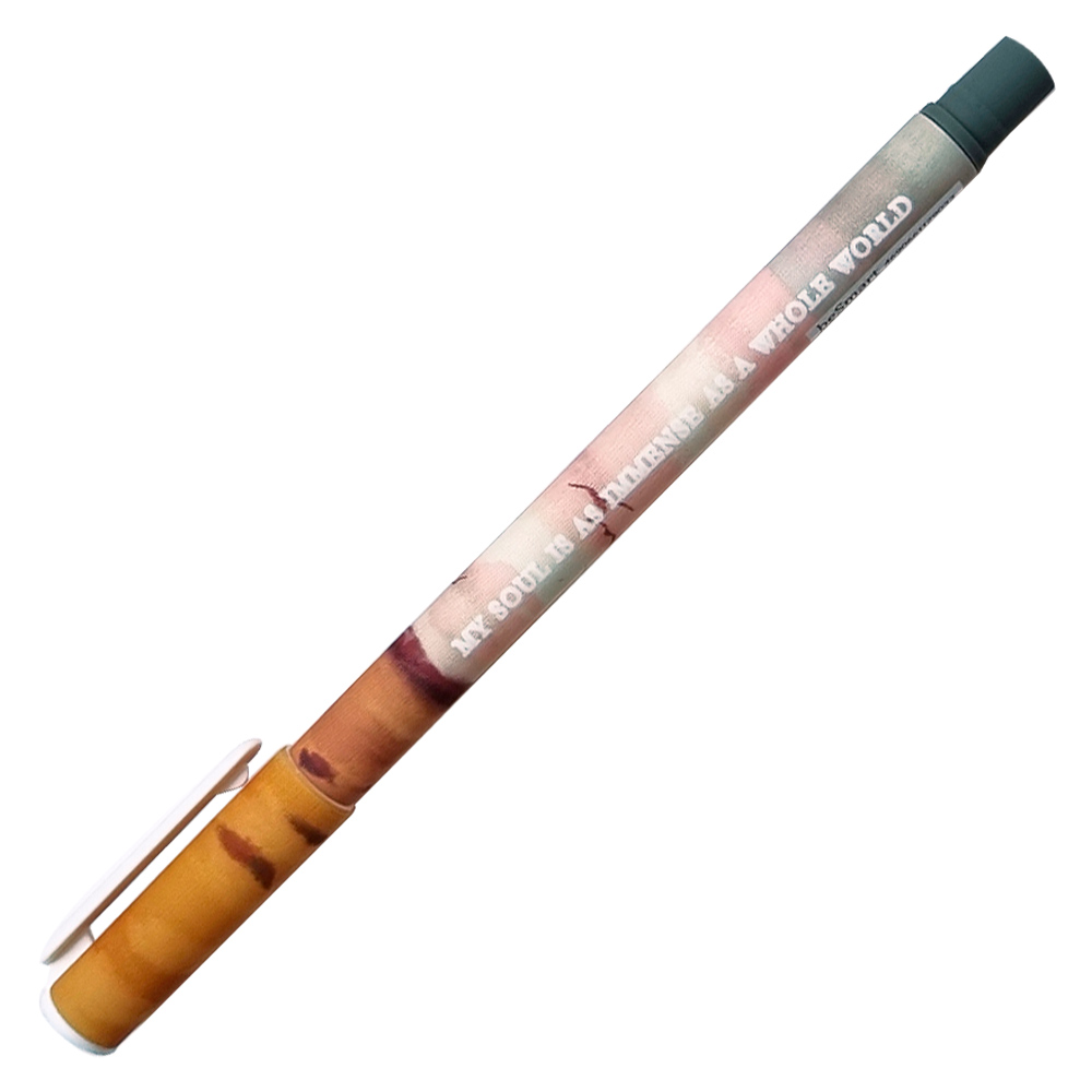 Ручка шариковая "View", 0.5 мм, серый, зеленый, стерж. синий