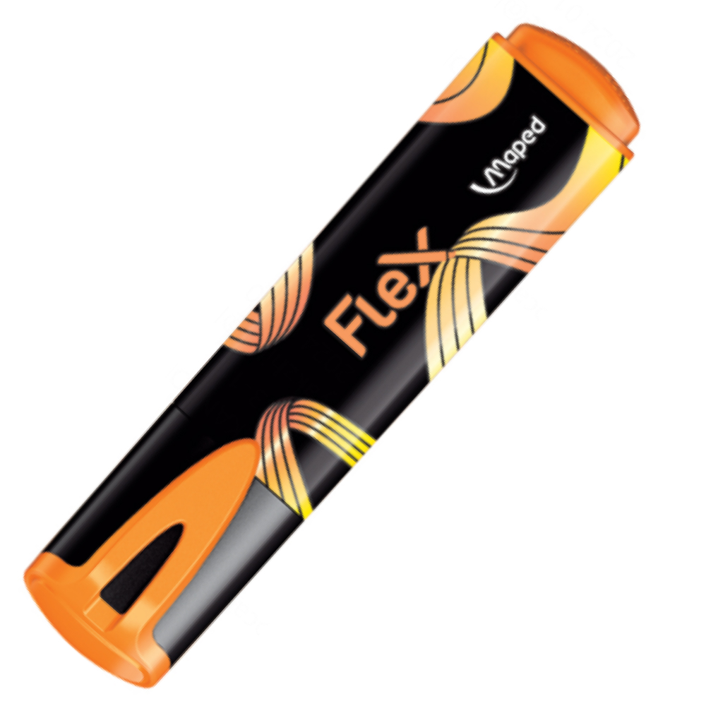Маркер текстовый "Fluo Flex", оранжевый